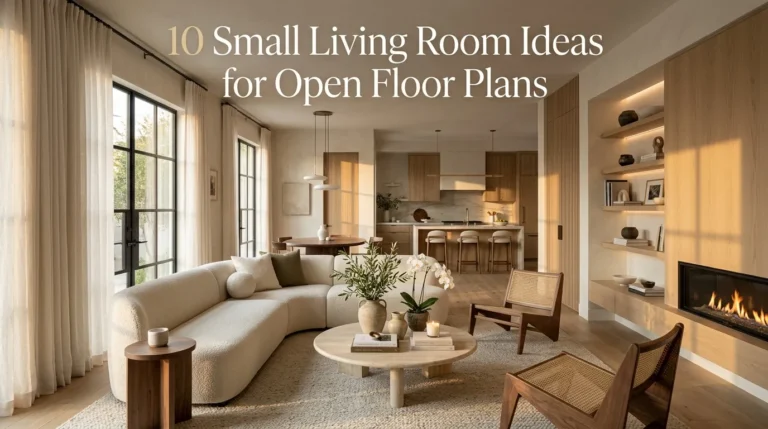 10 Small Living Room Ideas for Open Floor Plans