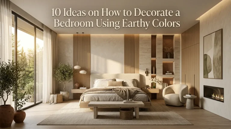 10 Ideas on How to Decorate a Bedroom Using Earthy Colors