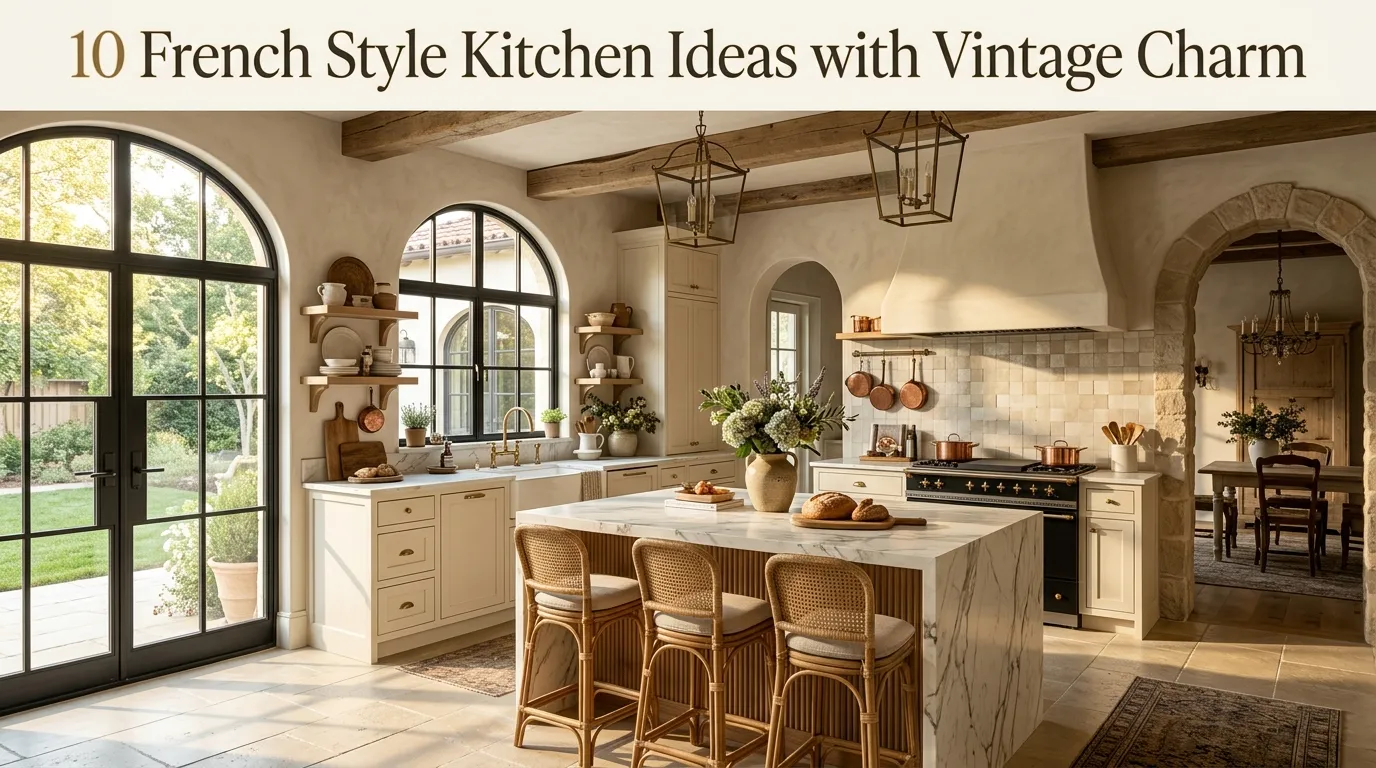 10 French Style Kitchen Ideas with Vintage Charm