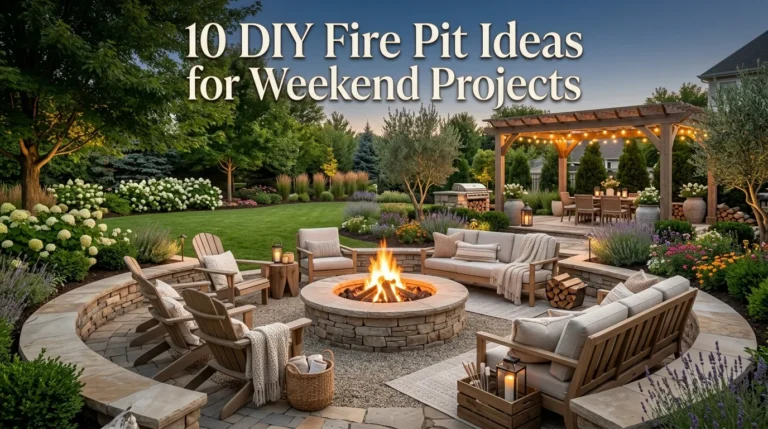 10 DIY Fire Pit Ideas for Weekend Projects