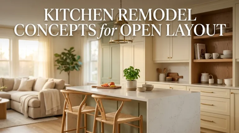11 Kitchen Remodel Concepts for Open Layout