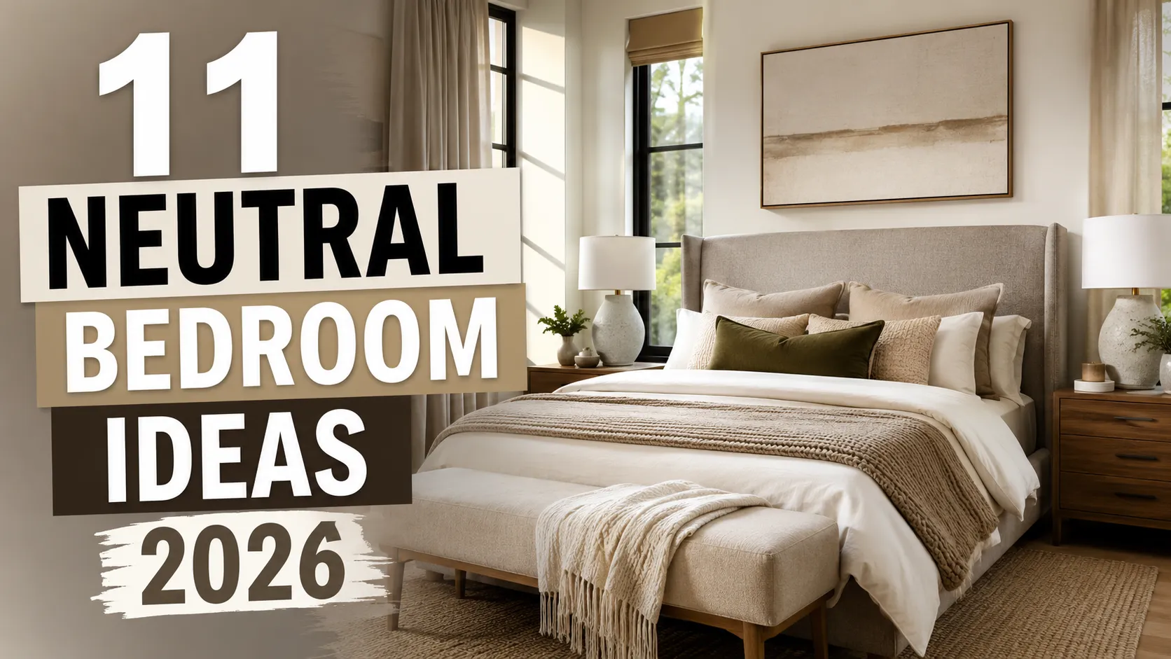 11 Neutral Bedroom Ideas 2026