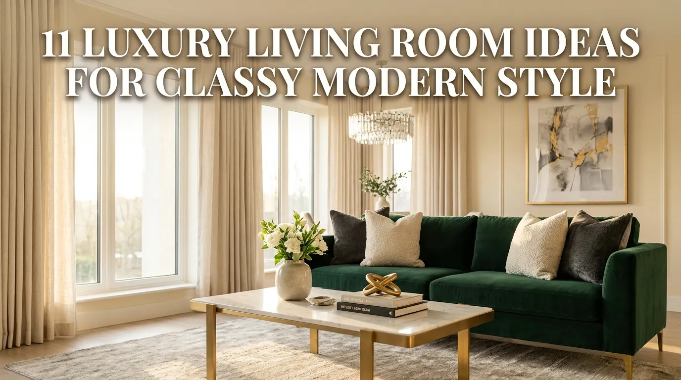 11 Luxury Living Room Ideas for Classy Modern Style