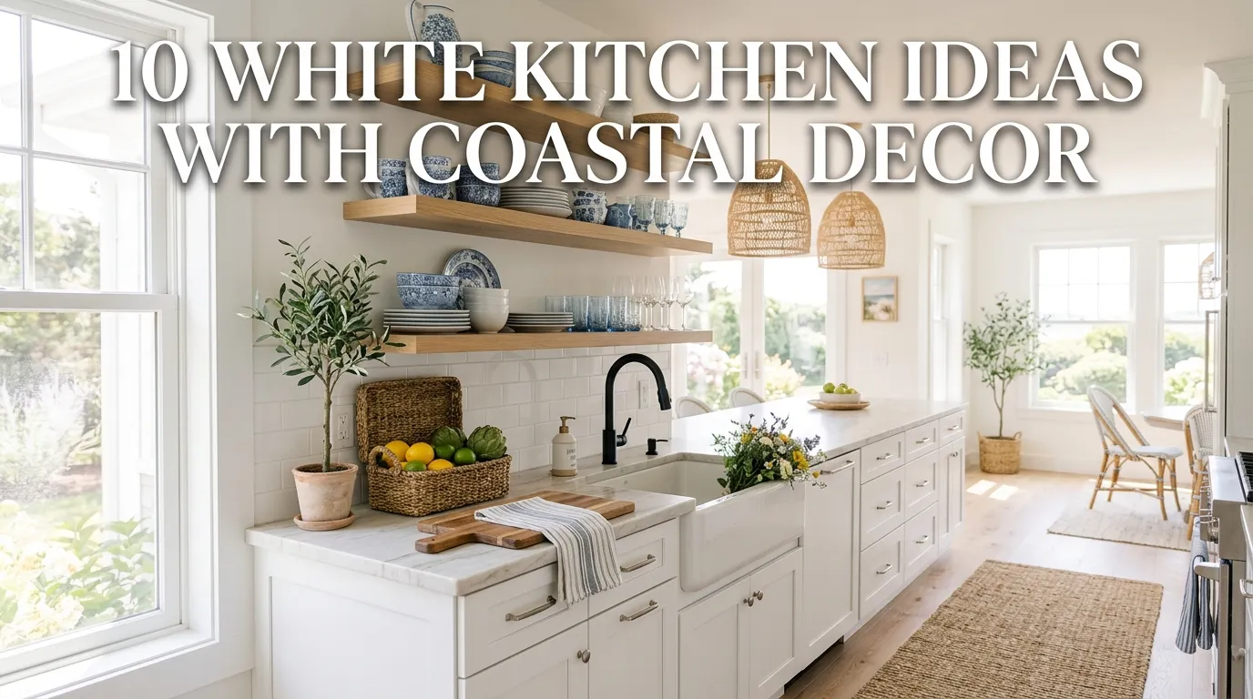 10 White Kitchen Ideas with Coastal Decor