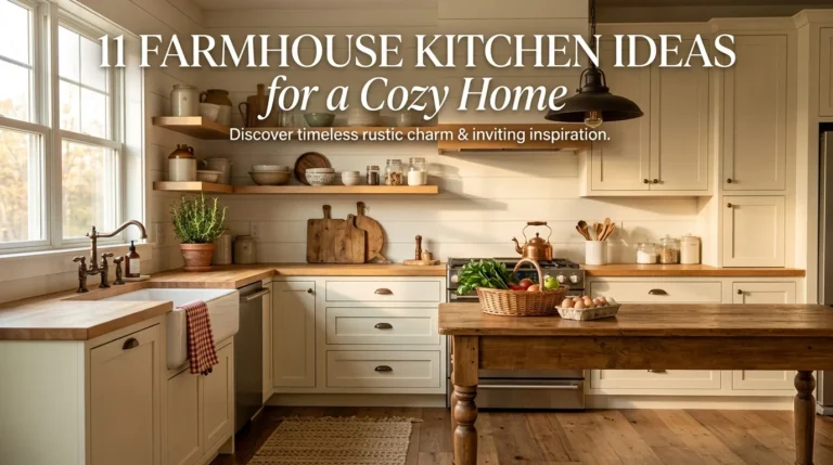 11 Farmhouse Kitchen Ideas for a Cozy Home