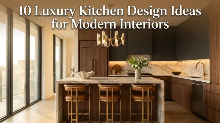 10 Luxury Kitchen Design Ideas for Modern Interiors