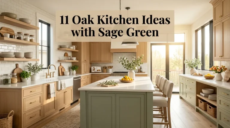 11 Oak Kitchen Ideas Sage Green