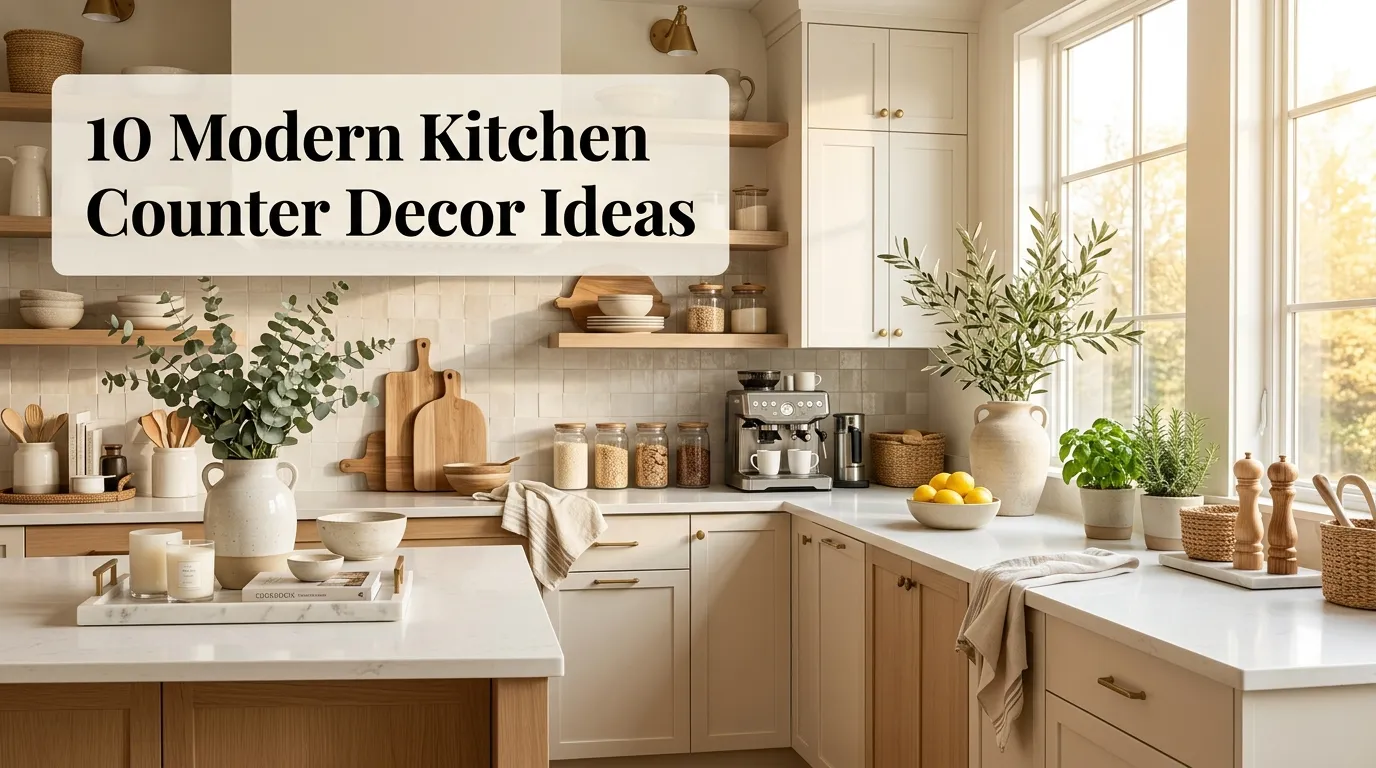 10 Kitchen Counter Decor Ideas Modern