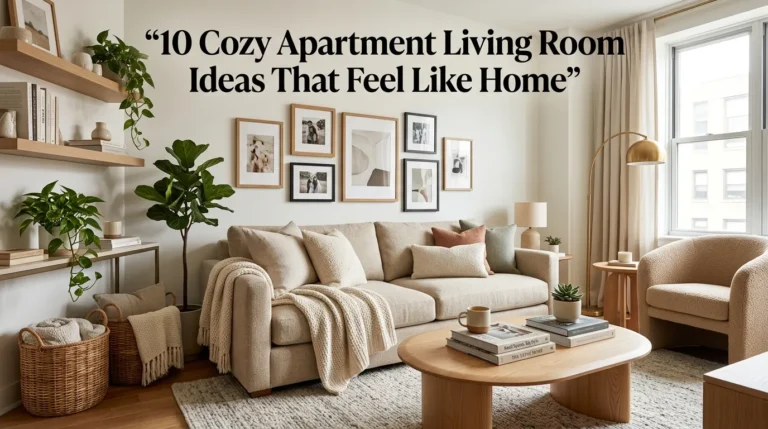 10 Cozy Apartment Living Room Ideas That Feel Like Home
