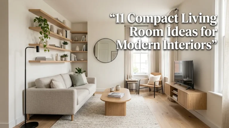 11 Compact Living Room Ideas for Modern Interiors