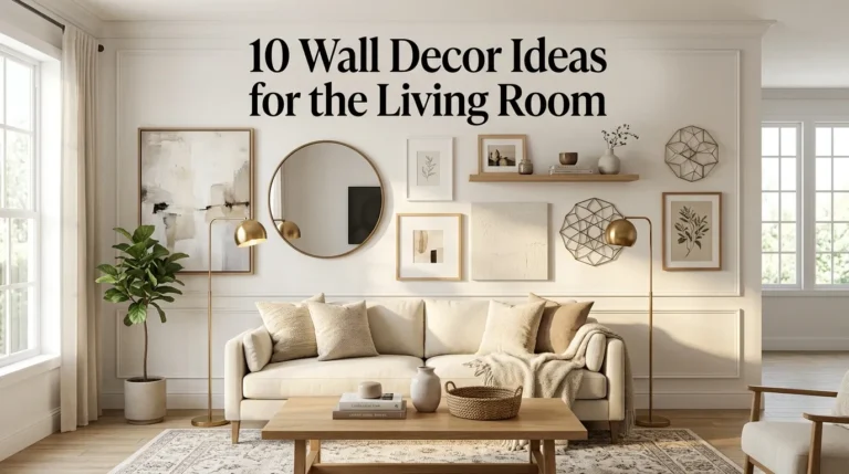 10 Wall Decor Ideas for the Living Room