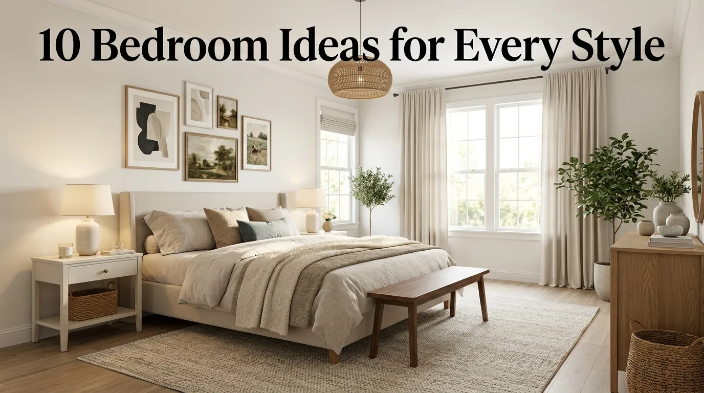 10 Bedroom Ideas for Every Style
