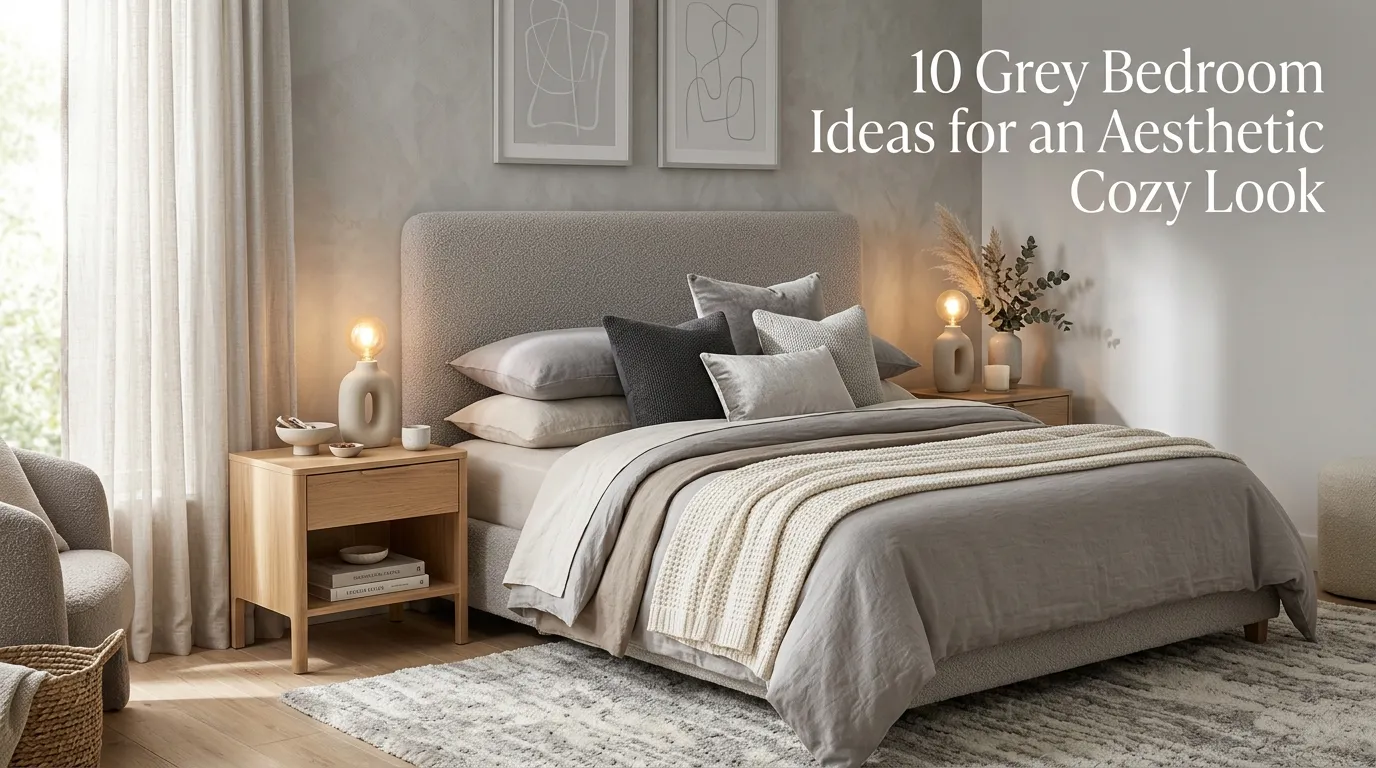 10 Grey Bedroom Ideas for an Aesthetic Cozy Look