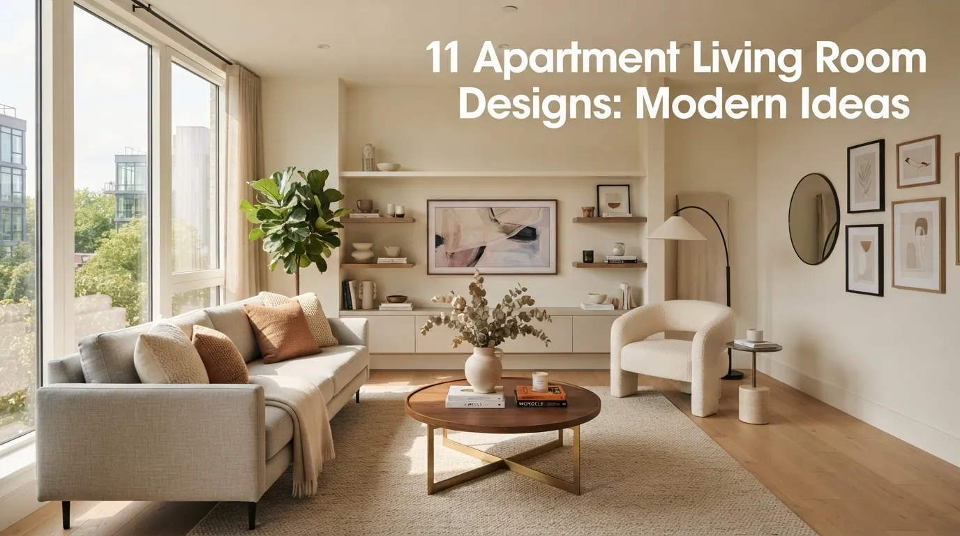 11 Apartment Living Room Designs: Modern Ideas