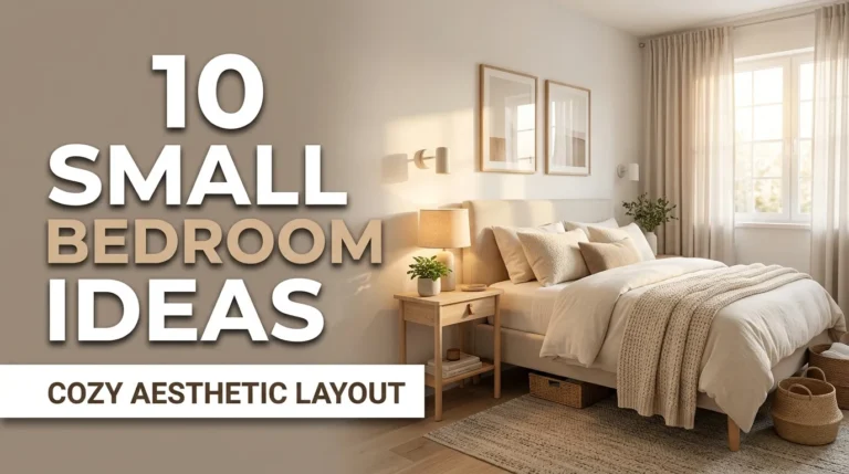 Small Bedroom Ideas for a Cozy Aesthetic Layout